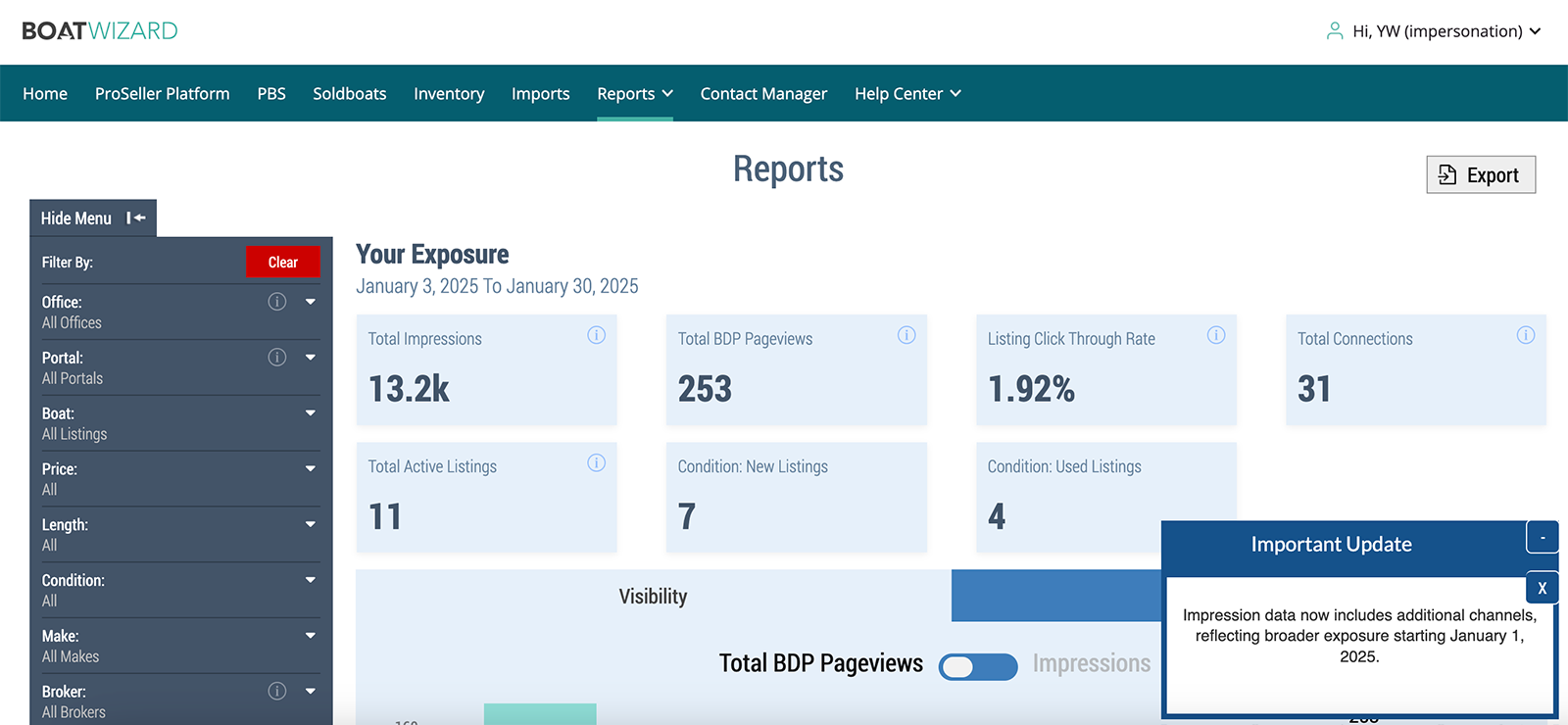 Exposure Reports Exposure Reports